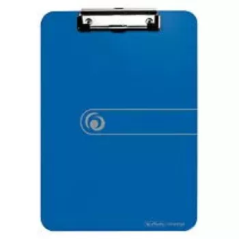 Cartella con clip Herlitz 11226396 in plastica polistirene blu