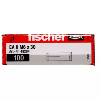 Tassello Fischer EA II M6 100 pz. 30 mm