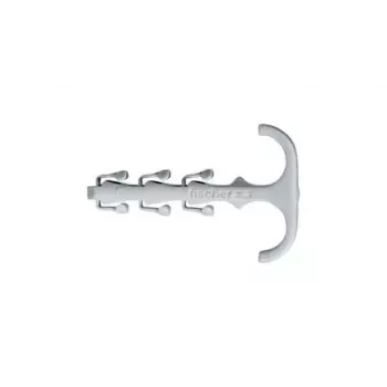 Fermacavo Fischer 58184 grigio 100 pz.