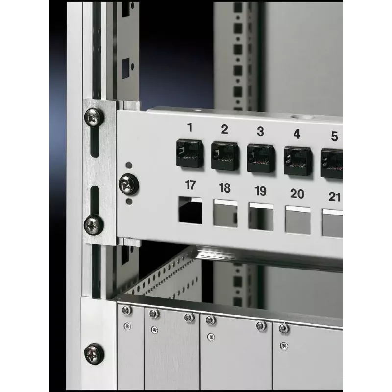 Rittal DK 7246.060 adattatore rack metrico, 6U, 19/21 pollici, confezione da 2