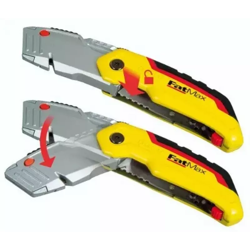 Taglierino Stanley 0-10-825 nero metallizzato giallo 14 cm lama