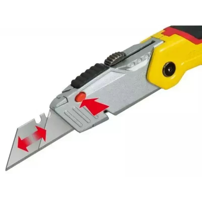 Taglierino Stanley 0-10-825 nero metallizzato giallo 14 cm lama