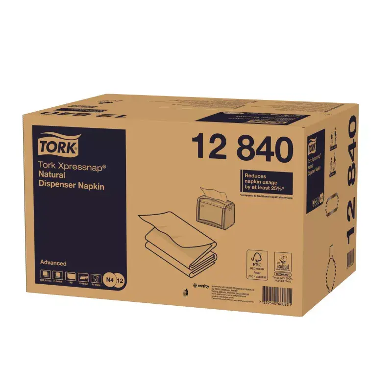 Tovaglioli di carta Tork 12840 natural 1125 pz.