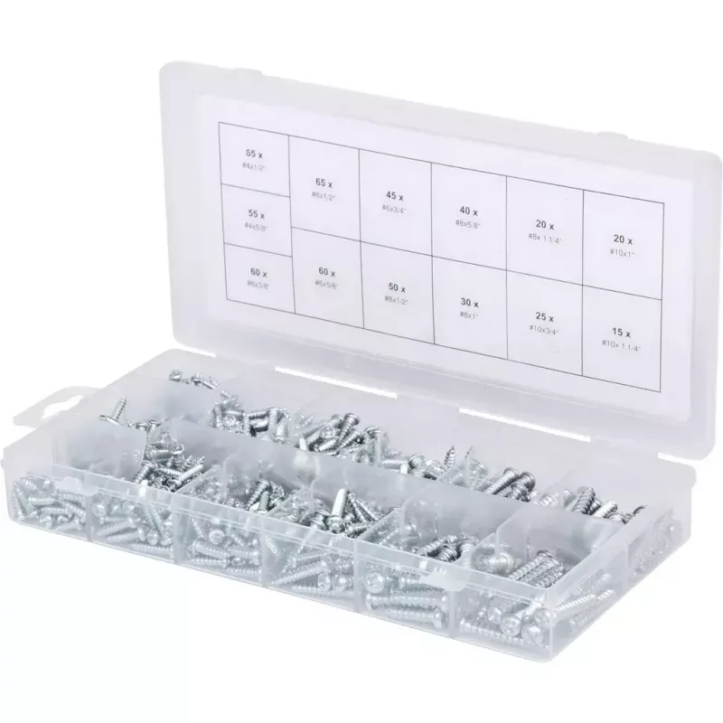 Set di viti/bulloni KS Tools 970.0420 550 pezzi ISO 7049 680 g