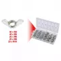 KS Tools 970.0470 assortimento di dadi ad alette, 150 pezzi
