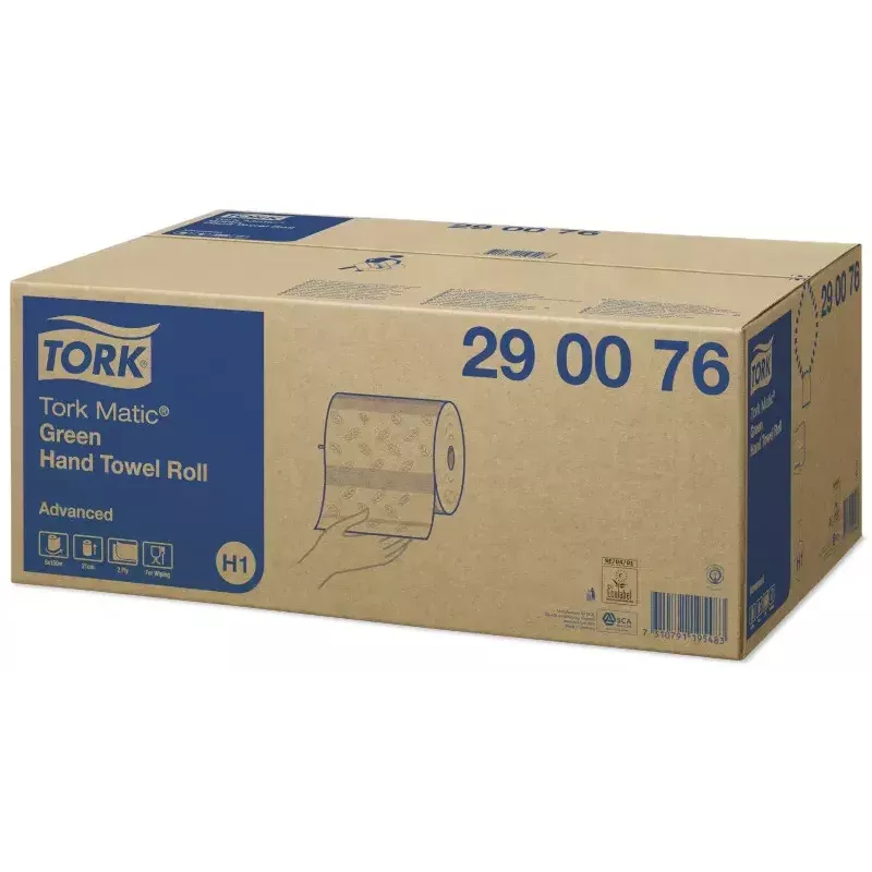 Asciugamani di carta Tork 290076 verde 150 m