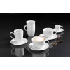 Ritzenhoff & Breker Snap BIANCO tazza da cappuccino in porcellana 0,3 L, set da 4