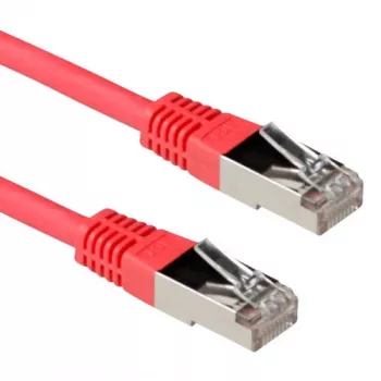 Cavo patch ACT rosso 5 metri LSZH SFTP CAT6A con connettori RJ45