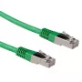 Cavo patch ACT verde 5 metri LSZH SFTP CAT6A con connettori RJ45