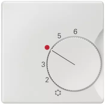 Siemens DELTA i-system 5TC9221 placca di copertura per termostato ambiente, bianco titanio