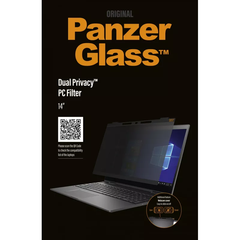 PanzerGlass ® Universal Laptops 13″ - Dual Privacy™ | vetro protettivo per display