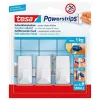 Gancio per asciugamani TESA 57072-00000 per interni bianco 3 pezzi