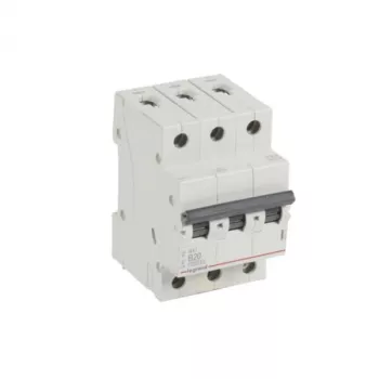 Interruttore automatico magnetotermico Legrand 419170 B20A 3P 6 kA 3M — interruttore automatico magnetotermico miniaturizzato