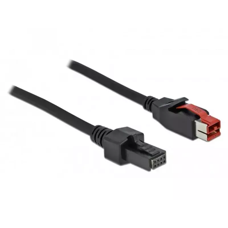 Cavo PoweredUSB DeLOCK 85953 24 V 2x4 pin 4 m per stampanti POS