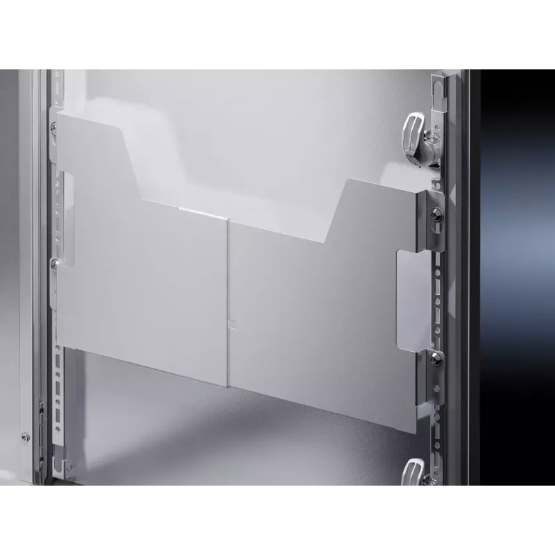 Rittal AX 2515.300 tasca portaschemi per larghezza porta 600 mm, grigio chiaro (RAL 7035)