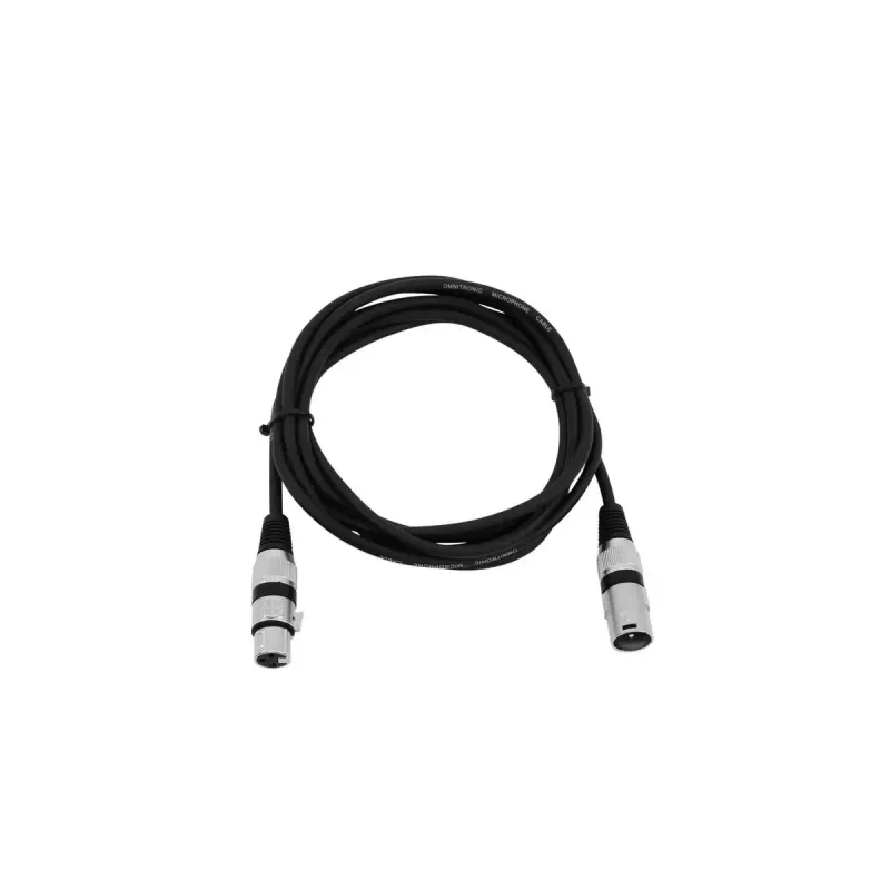 Cavo audio XLR 3 pin Omnitronic 3022047N 3 m nero