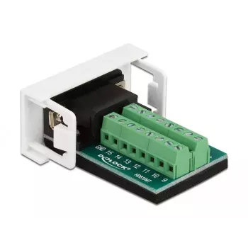 Connettore VGA maschio su modulo morsettiera DeLOCK Easy 45