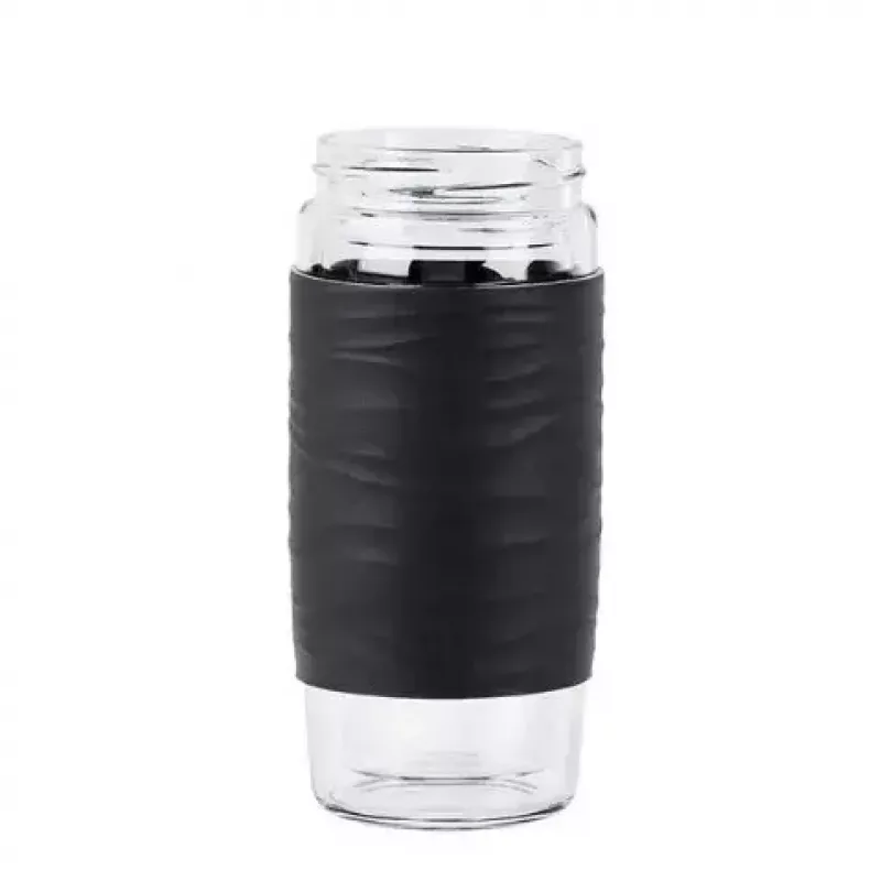 EMSA N20803 tazza da tè, 420 ml, nero, con filtro