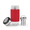 Emsa TEA MUG tazza isotermica con filtro 2-in-1, 420 ml, rosso