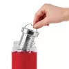 Emsa TEA MUG tazza isotermica con filtro 2-in-1, 420 ml, rosso