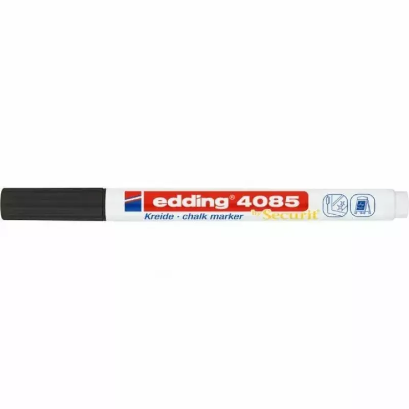 Pennarello per lavagna Edding 4085 punta bullet nero 1 pz.
