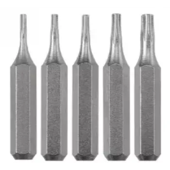 Set di punte per cacciavite KWB 128240 — 5 pezzi punte Torx T3 T4 T5 T6 T8, 28 mm