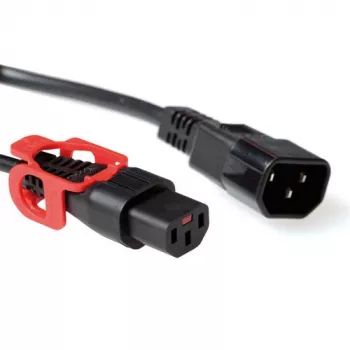 ACT cavo di alimentazione C13 IEC Lock+ - C14 nero 3 m, PC1527