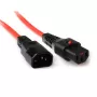 ACT cavo di alimentazione C13 IEC Lock C14 rosso 3 m PC1387 230V 10A