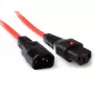 ACT cavo di alimentazione C13 IEC Lock C14 rosso 1,5 m 10 A 230 V