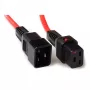ACT cavo di alimentazione C19 IEC Lock - C20 rosso 1 m, PC1401