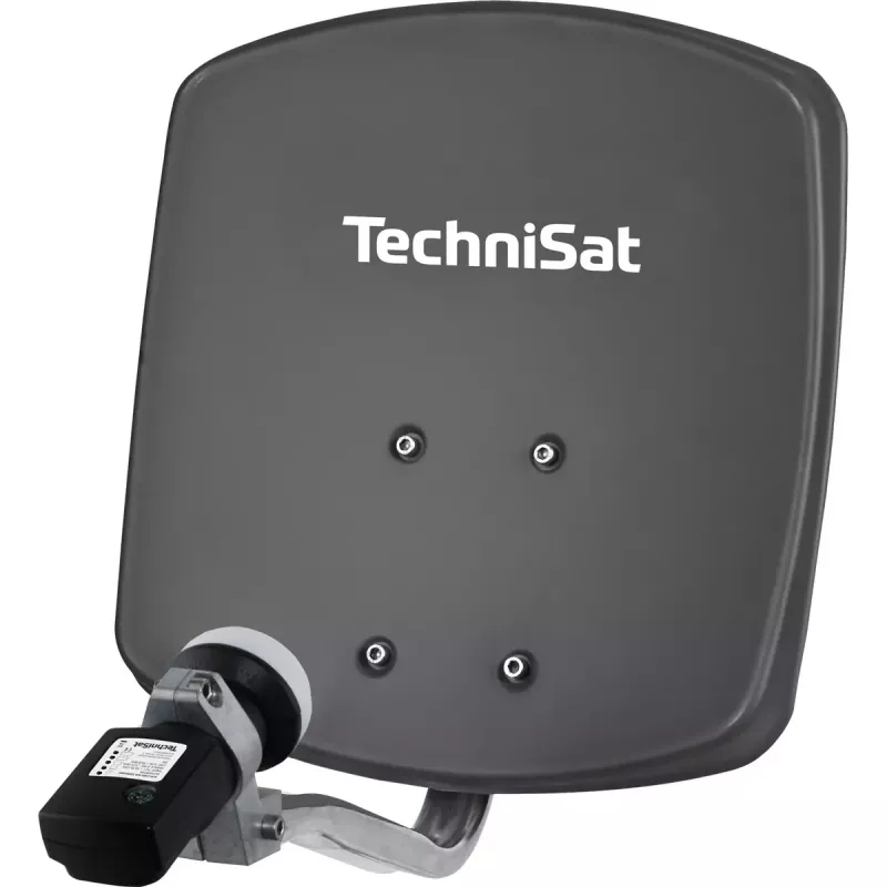 TechniSat DIGIDISH 33 antenna satellitare con Satfinder V/H-LNB, grigio ardesia