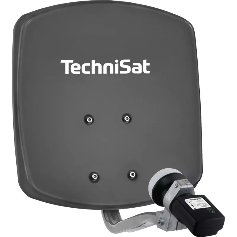 TechniSat DIGIDISH 33 antenna satellitare con Satfinder V/H-LNB, grigio ardesia