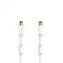 Hama 00205248 cavo coassiale 5 m coassiale bianco