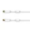 Cavo coassiale Hama 00205246 1,5 m bianco connettore coassiale