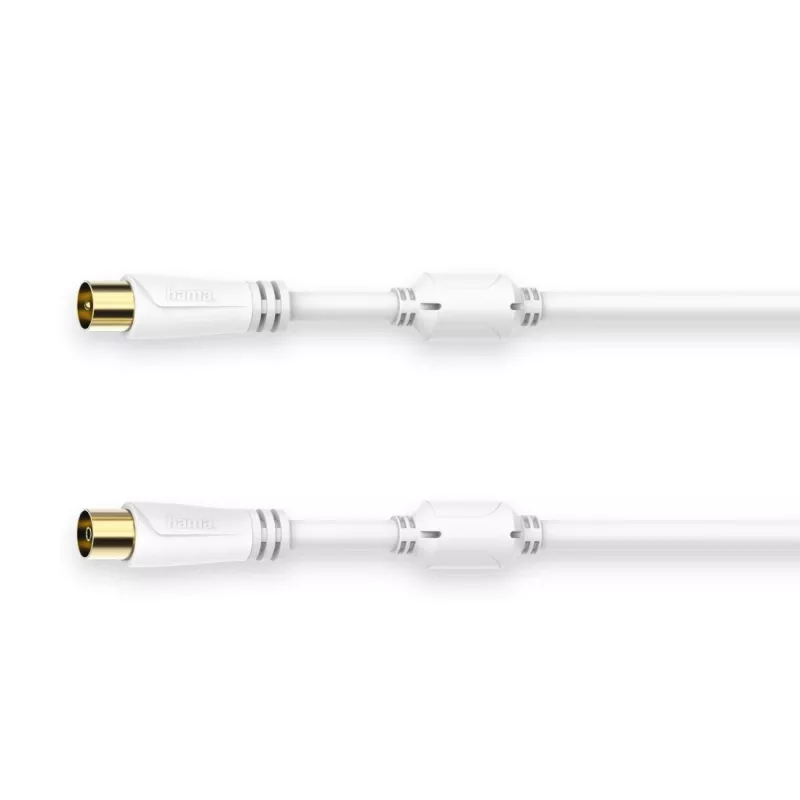 Cavo coassiale Hama 00205246 1,5 m bianco connettore coassiale