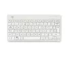 R-Go Tools Tastiera ergonomica R-Go Compact Break, tastiera compatta con software per pause, QWERTY (UK), Bluetooth, bianco