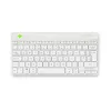 R-Go Tools Tastiera ergonomica R-Go Compact Break, tastiera compatta con software per pause, QWERTY (UK), Bluetooth, bianco