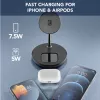 Cellularline Mag Duo Wireless Charger stazione di ricarica wireless 2-in-1 per dispositivi Apple