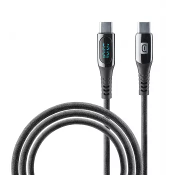 Cellularline Display Cavo USB-C con display LCD integrato