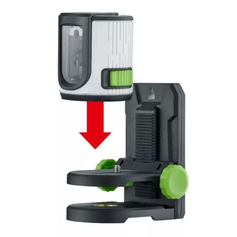 Livella laser a croce Laserliner 081.081E 40 m precisione di autolivellamento 0,5 mm/m