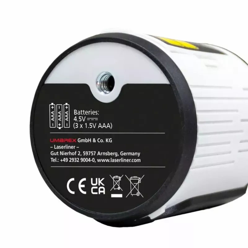 Livella laser a croce Laserliner 081.081E 40 m precisione di autolivellamento 0,5 mm/m