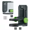 Livella laser a croce Laserliner 081.081E 40 m precisione di autolivellamento 0,5 mm/m