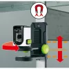 Livella laser a croce Laserliner 081.081E 40 m precisione di autolivellamento 0,5 mm/m