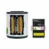 Livella laser a croce Laserliner 081.081E 40 m precisione di autolivellamento 0,5 mm/m