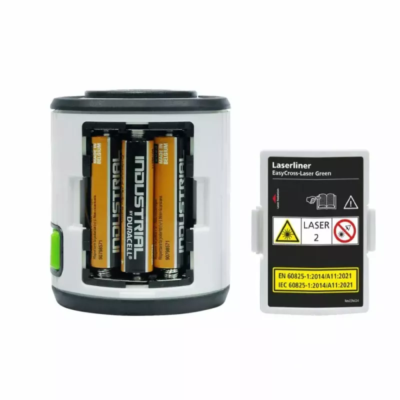 Livella laser a croce Laserliner 081.081E 40 m precisione di autolivellamento 0,5 mm/m