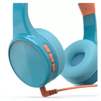 Hama Teens Guard II cuffie wireless head-band chiamate/musica USB Type-C Bluetooth blu, arancione