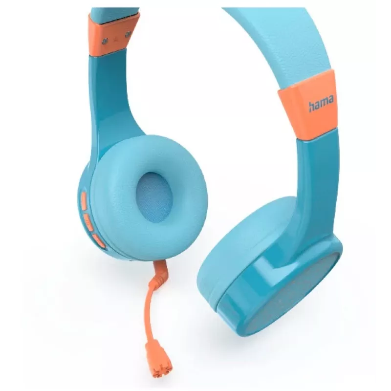 Hama Teens Guard II cuffie wireless head-band chiamate/musica USB Type-C Bluetooth blu, arancione