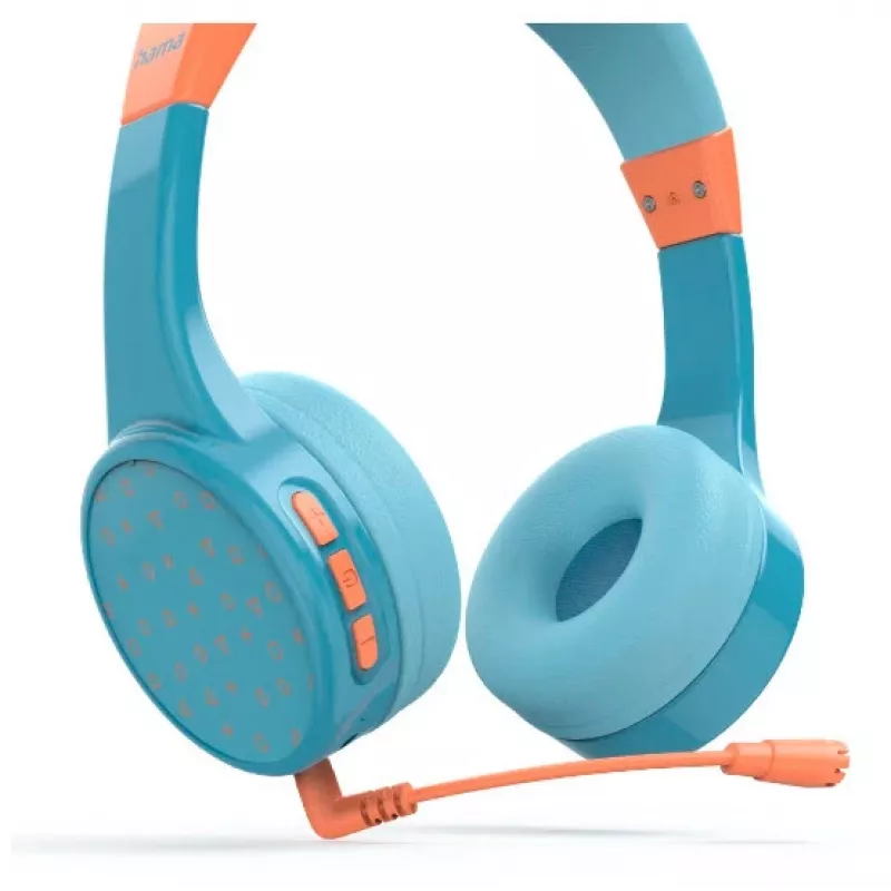 Hama Teens Guard II cuffie wireless head-band chiamate/musica USB Type-C Bluetooth blu, arancione
