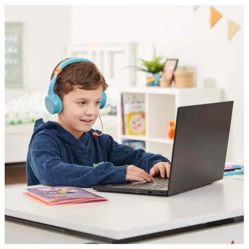 Hama Teens Guard II cuffie wireless head-band chiamate/musica USB Type-C Bluetooth blu, arancione