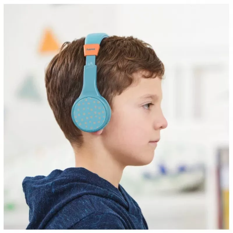Hama Teens Guard II cuffie wireless head-band chiamate/musica USB Type-C Bluetooth blu, arancione